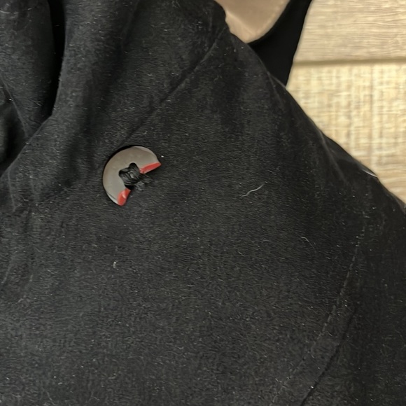 London Fog zip & button jacket removable hood lined pockets adjustable waist S - Picture 14 of 16